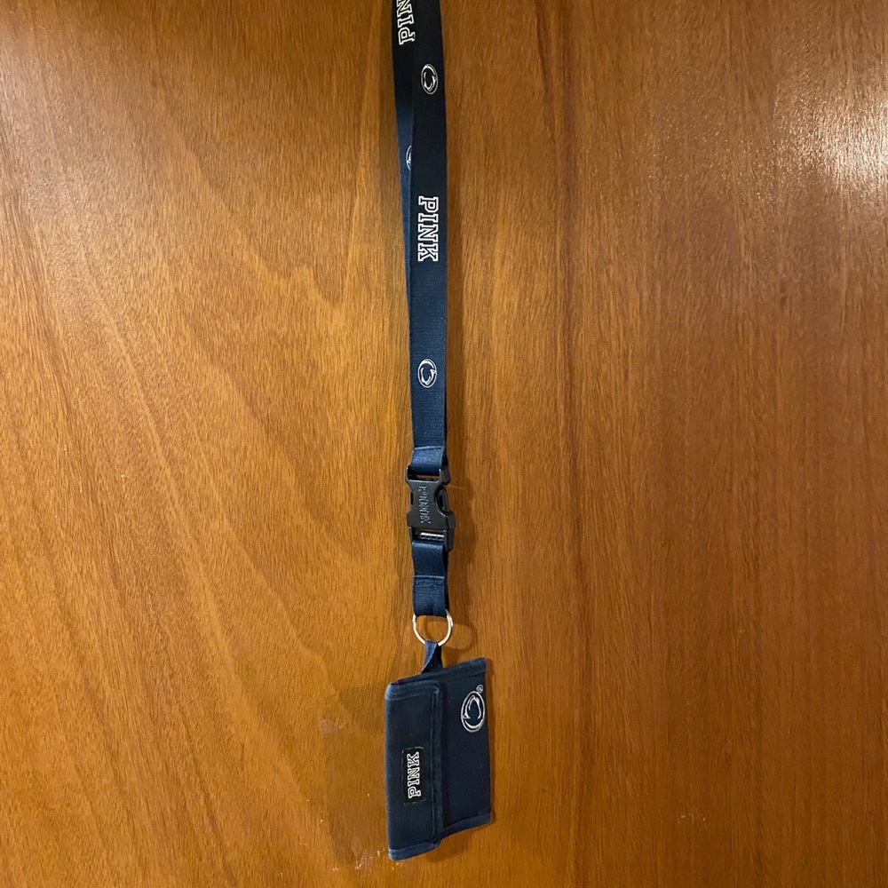 Pink lanyard